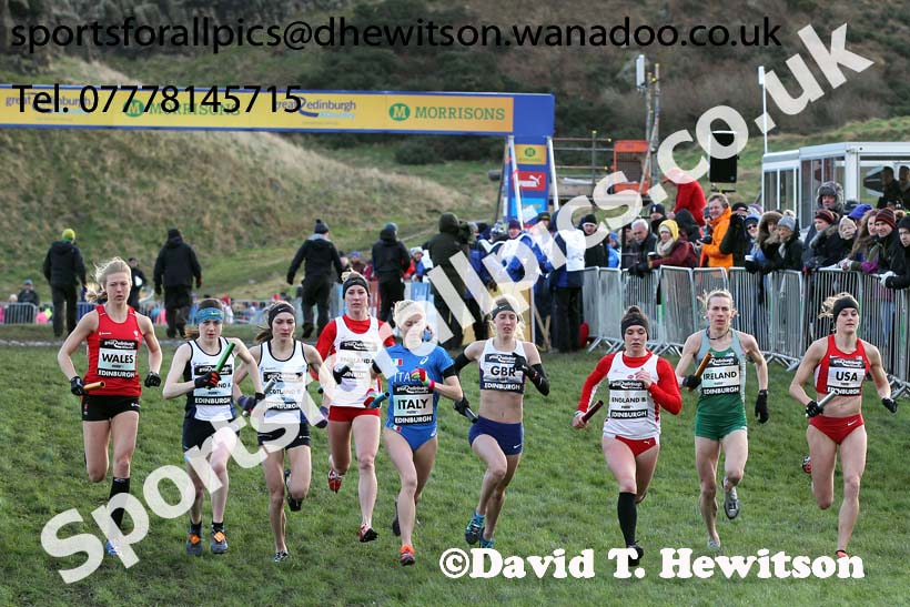 International Mixed Relays, Morrisons Great Edinburgh Cross Country. Photo: David T. Hewitson/Sports for All Pics